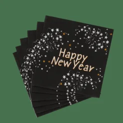 CASA HAPPY NY Set Di 20 Tovaglioli Verde- Tovaglioli