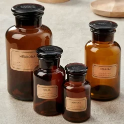 CASA HERBORA Contenitore Per Vivande 25 CL Marrone- Barattoli
