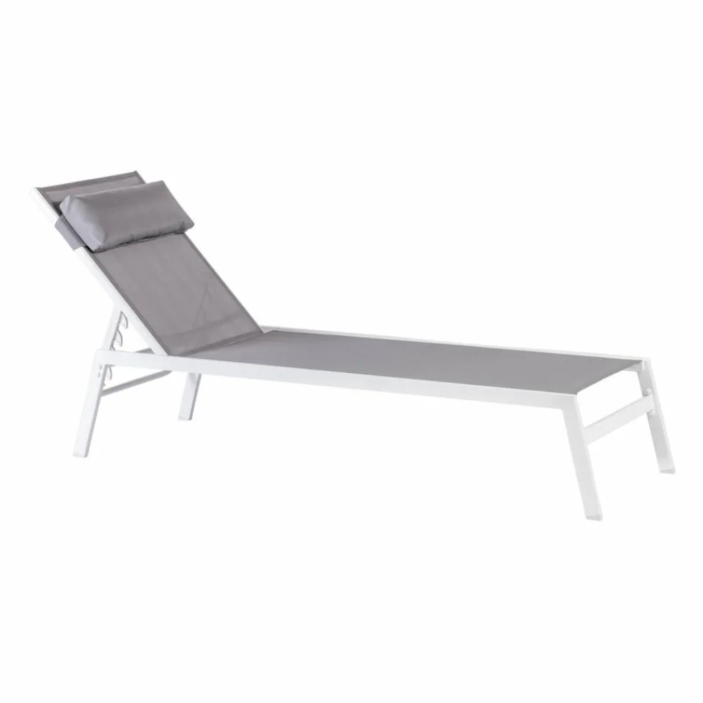 CASA HUGO Lettino Set Di 2 Bianco/grigio- Lettini