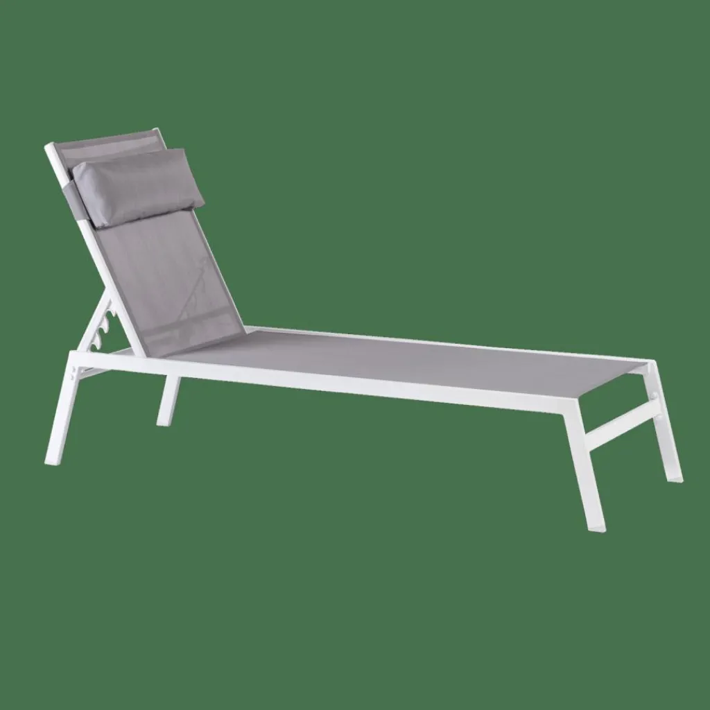 CASA HUGO Lettino Set Di 2 Bianco/grigio- Lettini