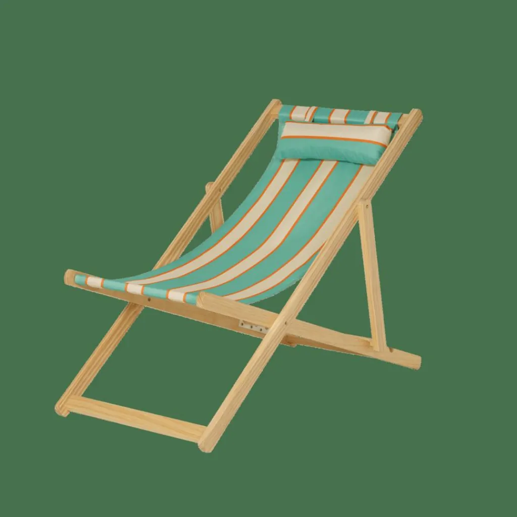 CASA IBIZA Lettino Multicolore- Sedie Da Spiaggia