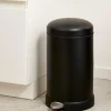 CASA INDUSTRIA Pattumiera A Pedale 12 L Nero- Cestini Spazzatura
