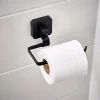 CASA INDUSTRIA Portarotoli Di Carta Igienica Nero- Accessori Per Il Wc