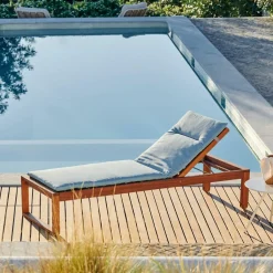 CASA ISLAND ECO Cuscino Per Sdraio Aqua- Cuscini Da Giardino