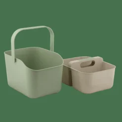 CASA JASMIN Secchio/contenitore 2 In 1 Verde- Pulire