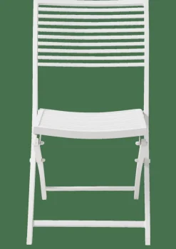 CASA JESSE Sedia Pieghevole Bianco, Beige- Sedie Bistro|Sedie Da Giardino