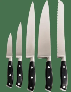 CASA JULIENNE Coltello Da Pane Nero- Coltelli Da Tagliare