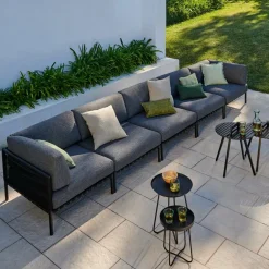 CASA JUMBO Poltrona Ad Angolo Nero- Set Lounge