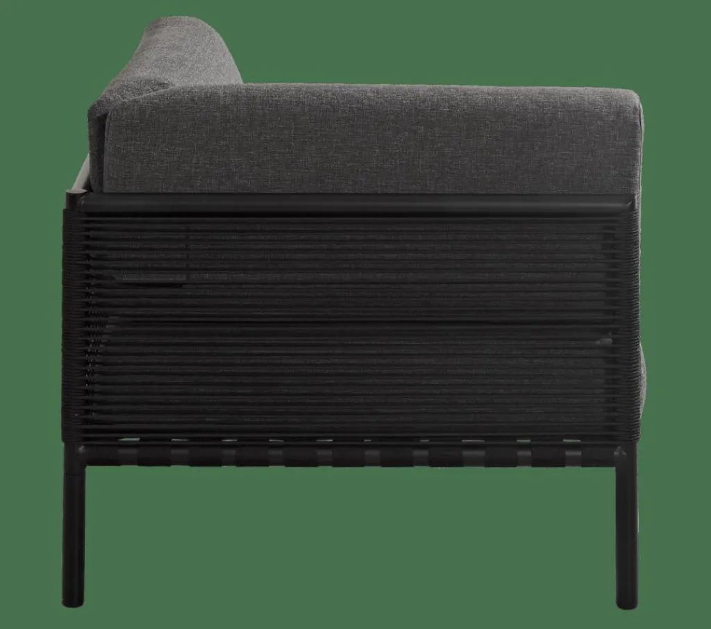CASA JUMBO Poltrona Ad Angolo Nero- Set Lounge