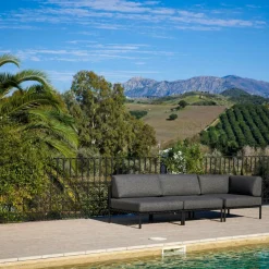 CASA JUMBO Poltrona Ad Angolo Nero- Set Lounge