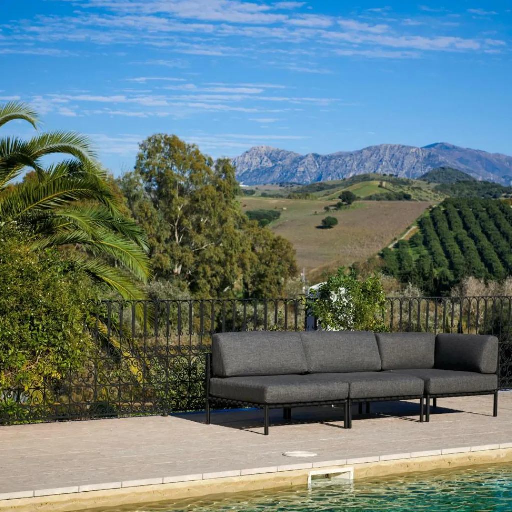 CASA JUMBO Poltrona Ad Angolo Nero- Set Lounge