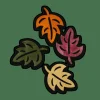 CASA LEAFY Deco Da Spargere Vari Colori- Autunno|Sabbia Decorativa