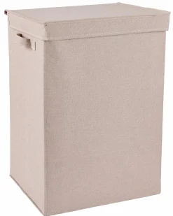CASA LINOLUX Scatola Portatutto Con Zip Beige- Scatole
