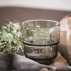 CASA LINQ Vetro 26,6 CL Grigio- Bicchieri Da Acqua