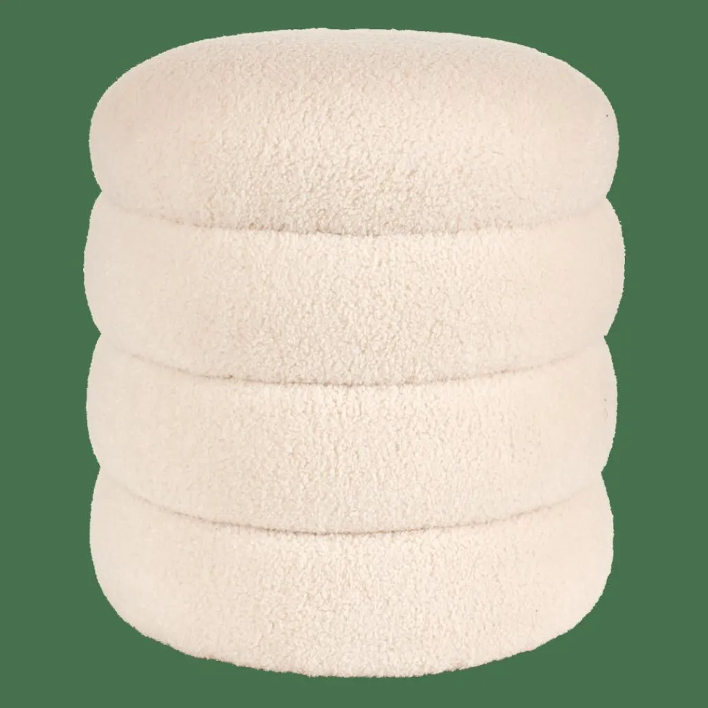 CASA LOBBY Pouf: Bianco Antico- Autunno|Pouf