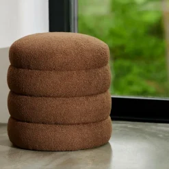 CASA LOBBY Pouf: Marrone- Autunno|Pouf