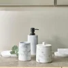 CASA LUNA Portasapone Effetto Marmo- Accessori Da Lavandino