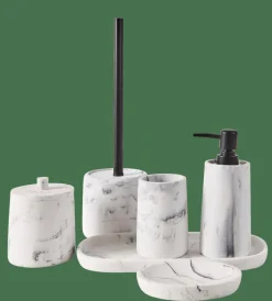 CASA LUNA Portaspazzolino Effetto Marmo- Accessori Da Lavandino