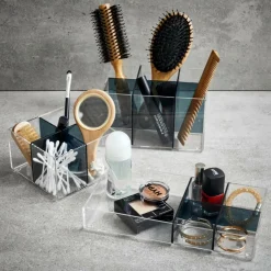 CASA LUXACRYL Organizzatore Trasparente- Accessori Da Lavandino