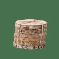 CASA MADERA Sottobicchieri Set Di 6 Naturale- Accessori Per Cocktail