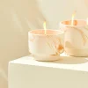 CASA MARBLE Candela Da Esterno Bianco, Arancione- Candele Da Giardino