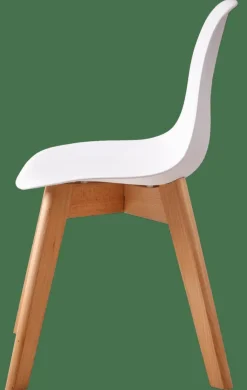 CASA MATHIAS Sedia Per Bambini Bianco, Naturale- Kids|Mobili Per Bambini