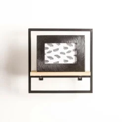 CASA MIX&MATCH Organiser Da Parete Nero, Naturale- Scaffali Da Parete