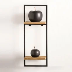 CASA MIX&MATCH Organiser Da Parete Nero, Naturale- Scaffali Da Parete