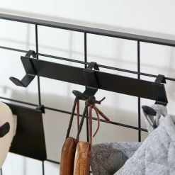 CASA MODULAR Appendiabiti Con 3 Ganci Nero- Decorazioni Da Parete
