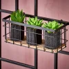 CASA MODULAR Cesto Di Metallo Nero- Decorazioni Da Parete