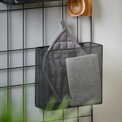 CASA MODULAR Set Di 7 Ganci Nero- Decorazioni Da Parete|Scaffali Da Parete