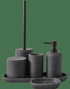 CASA MOON Dispenser Per Sapone Nero, Grigio Scuro- Accessori Da Lavandino