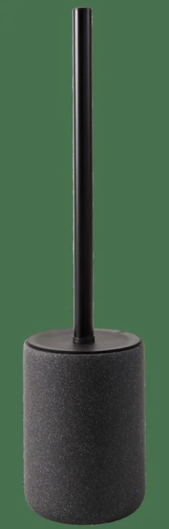 CASA MOON Scopino WC In Supporto Nero, Grigio Scuro- Accessori Per Il Wc
