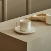 CASA MOON Tazza E Piattino 20 CL Bianco- Tazze