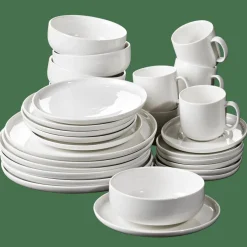 CASA MOON Tazza E Piattino 20 CL Bianco- Tazze
