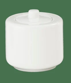CASA MOON Zuccheriera Con Coperchio Bianco- Utensili Da Caffè|Utensili Da Tè