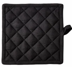 CASA MULTI Panno In Microfibra Set Di 3 Nero- Strofinacci