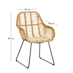 CASA NEW OAK Gambe A Nero- Tavoli