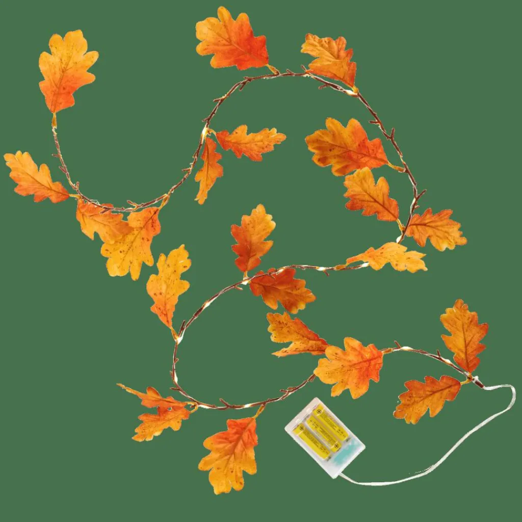 CASA OAK LEAF Filo Luminoso Marrone- Autunno|Fili Luminosi