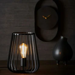 CASA ORION Lampada Da Tavolo Nero- Lampade Da Tavolo