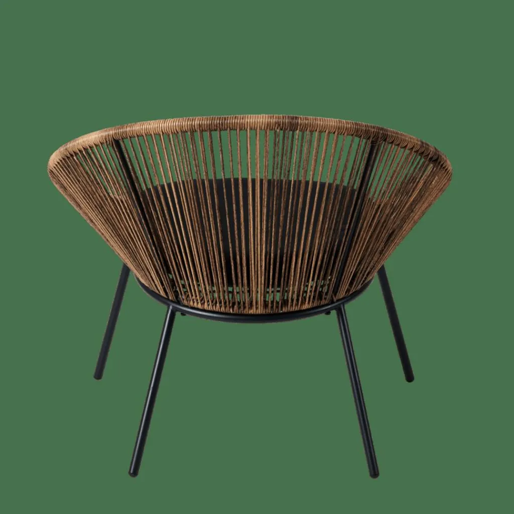 CASA PAPAYO Sedia Lounge Con Cuscino Naturale- Sedie Lounge