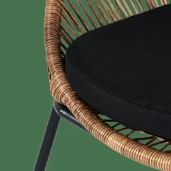 CASA PAPAYO Sedia Lounge Con Cuscino Naturale- Sedie Lounge