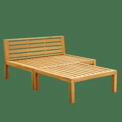 CASA PAULETTE Panca Lounge Naturale- Set Lounge