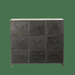 CASA PHARMA Cassettiera Nero- Cassettiere