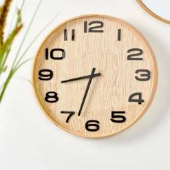 CASA PLYWOOD Orologio Da Parete Naturale- Orologi