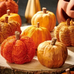 CASA PUMPKIN Decorazione Arancione- Fiori Artificiali|Halloween