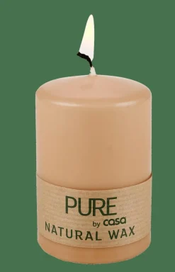 CASA PURE Candela A Cilindro Beige- Candele