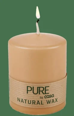 CASA PURE Candela A Cilindro Beige- Candele
