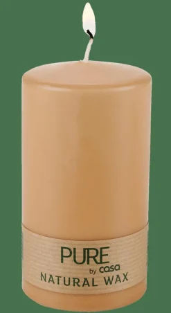 CASA PURE Candela A Cilindro Beige- Candele