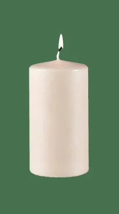 CASA PURE Candela Cilindrica Marrone Chiaro- Candele